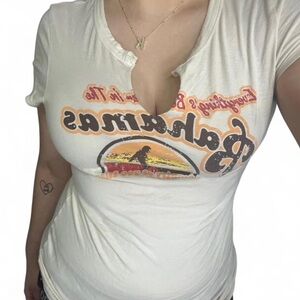 BCG Cream Graphic Short Sleeve Tee